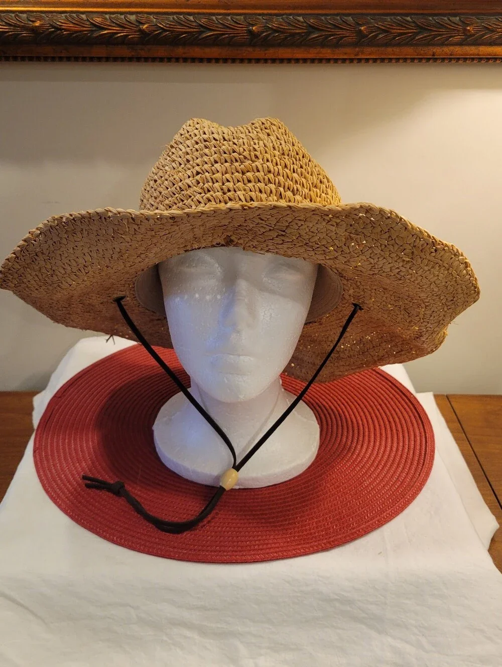 🐴EUC~ RIP CURL Straw Cowgirl Hat